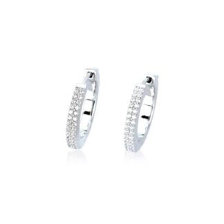 Orecchini Boccole Mabina in Argento con Zirconi - 563137
