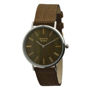 Orologio GreenTime Legno Acciaio Cinturino Vegano - ZW046A