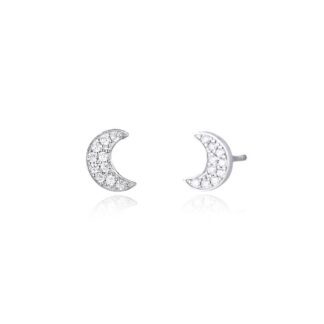 Orecchini Mabina Argento Lobo forma Luna - 563239
