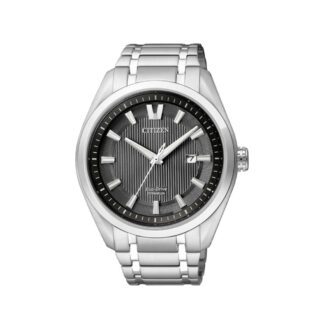 Orologio Citizen Super Titanio Uomo Solo Tempo Eco Drive - Super Titanio - AW1240-57E