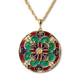 Collana Isola Bella Argento- Rosso Cattedrale - 20000518