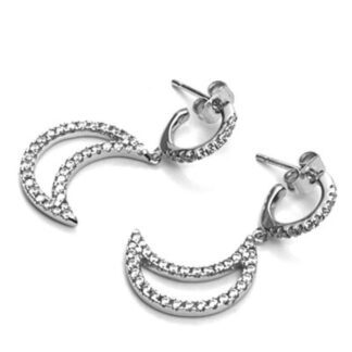 Orecchini Donna 4US Cesare Paciotti Argento Zirconi - Jasmine - 4UOR2436W