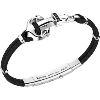 Bracciale Zancan Argento Spinelli Neri Collezione Regata - EXB623-NE