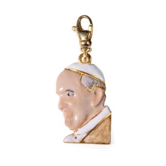 Charm Isola Bella Argento Dorato Smalti - Papa Francesco - 20000871