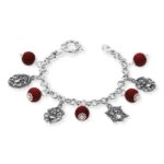 Bracciale Gerardo Sacco in Argento con Maschere - Maschere e Monete - 33687