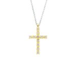 Collana Artlinea in Oro 18 kt con Diamanti | Croce - CD359-4