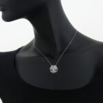 Collana Artlinea in Oro Bianco con Diamanti | Albero della Vita - CD374-LB