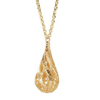 Collana Artlinea in Oro Giallo Goccia Piccola - Glam - CEA2066-LG