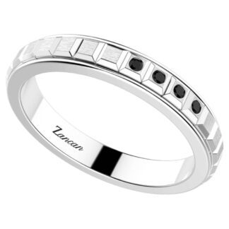 Anello Zancan Argento Zirconi Neri - Insignia 925 - EXA116