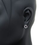Orecchini Artlinea in Oro Bianco con Diamanti | Fiore - OD241-4B