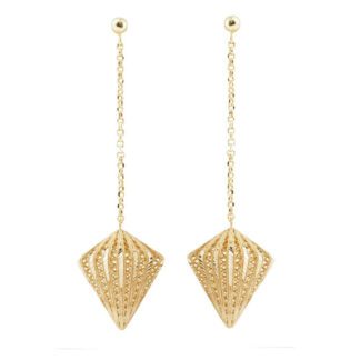 Orecchini Artlinea in Oro Giallo Diamante - Glam - OE4088-LG