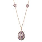 Collana Tatiana Fabergé Argento Rosato Zirconi - Tamara - TAP05RVI