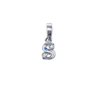 Charm Isola Bella Argento Smalti - Lettera S - 20000730_0