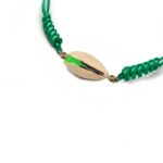Bracciale Isola Bella Argento Dorato Tessuto Smalti - Pistacchio - 20000868