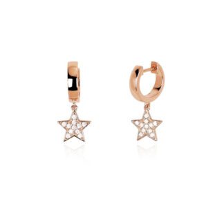 Orecchini Lobo Mabina Argento Rosato Zirconi - 563253
