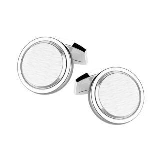 Gemelli Zancan Tondi in Argento Lucido e Satinato - Cosmopolitan - EXG060