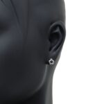 Orecchini Artlinea in Oro Bianco con Diamanti | Fiore - OD282-4B