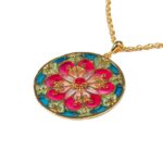 Collana Isola Bella Argento Dorato Smalti - Balconi di Sicilia - 20000942