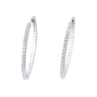 Orecchini Mabina Boccole Grandi in Argento e Zirconi