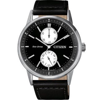 Orologio Citizen Eco Drive Multifunzione Acciaio Pelle - Metropolitan - BU3020-15E