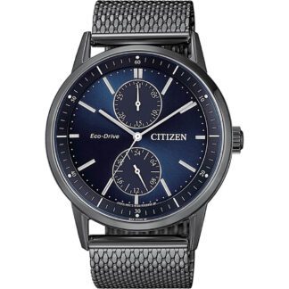 Orologio Citizen Eco Drive Multifunzione Acciaio Nero - Metropolitan - BU3027-83L
