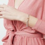 Charm Le Bebè Oro Rosa Argento Lettera L - Lock Your Love - LBB170-L