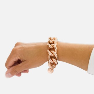 Bracciale Unoaerre in Bronzo Maglia a Grumetta Ovale - Bronze - 667