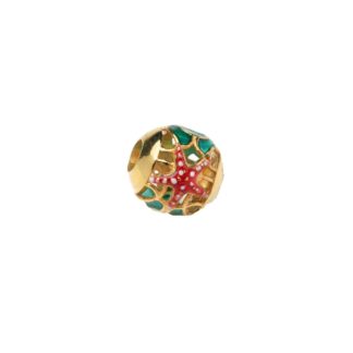 Beads Isola Bella Argento Smalto Stella Marina - 20000861