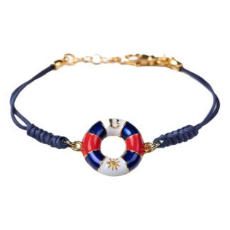 Bracciale Isola Bella Argento Tessuto Smalti - Salvagente - 20000893