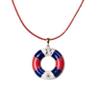 Collana Isola Bella Argento Dorato Tesseto Smalti - Salvagente - 20000895