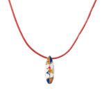 Collana Isola Bella Argento Dorato Tesseto Smalti - Tavola da Surf - 20000931