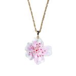 Collana Isola Bella in Argento e Smalti | Fiore di Pesco - Giardino Segreto - 20000945
