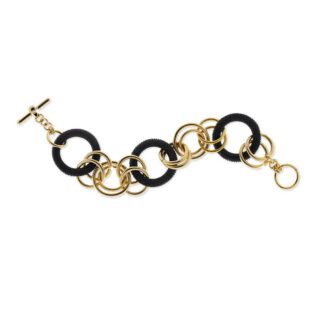 Bracciale Unoaerre Bronzo Tessuto Ruteniato - Bronze - 1524