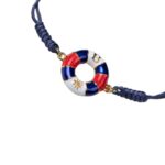 Bracciale Isola Bella Argento Tessuto Smalti - Salvagente - 20000893