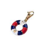 Charm Isola Bella Argento Dorato Smalto Salvagente - 20000894