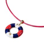 Collana Isola Bella Argento Dorato Tesseto Smalti - Salvagente - 20000895