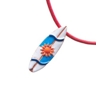 Collana Isola Bella Argento Dorato Tesseto Smalti - Tavola da Surf - 20000933