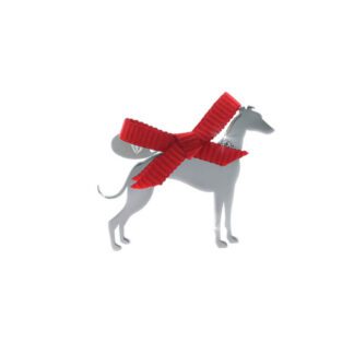 Ciondolo Unoaerre Argento Smalto Cane Levriero - Happy Pets - AG1005