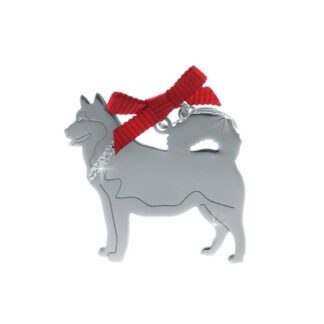 Ciondolo Unoaerre Argento Smalto Cane Husky - Happy Pets - AG1132