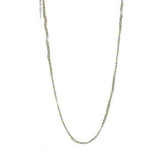 Collana Donna Unoaerre Argento Bicolore Intrecciata - Silver - AG1383