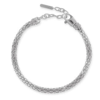 Bracciale Unoaerre Argento Maglia Elastica - Silver - AG201