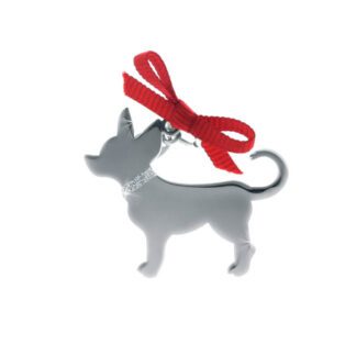Ciondolo Unoaerre Argento Smalto Cane Chiuaua- Happy Pets - AG832
