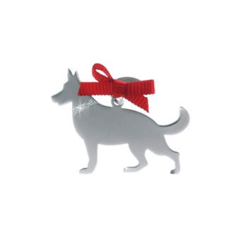 Ciondolo Unoaerre Argento Smalto Cane Pastore Tedesco - Happy Pets - AG837