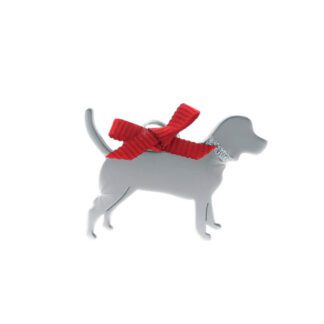 Ciondolo Unoaerre Argento Smalto Cane Meticcio - Happy Pets - AG843
