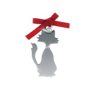 Ciondolo Unoaerre Argento Smalto Gatto - Happy Pets - AG851