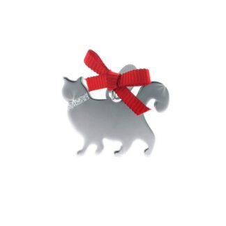 Ciondolo Unoaerre Argento Smalto Gatto - Happy Pets - AG856