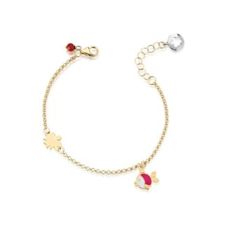 Bracciale Bambino Roberto Giannotti in Oro Giallo | Pesciolino - Babies - NKT248