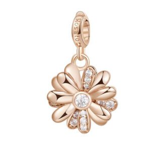 Charm Rosato Argento PVD Rosè Margherita - Storie - Z052