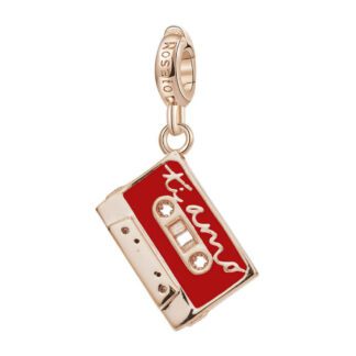 Charm Rosato Argento PVD Rosè Musicassetta - Storie - Z071