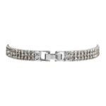 Bracciale Magnolia Bronzo Bianco Cristalli Swarovski® - BC213B
